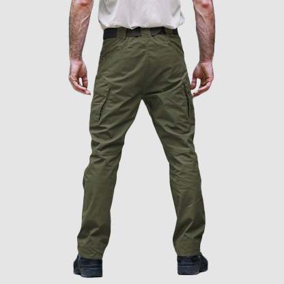 7-parks Men's Tactical Pants with 9 Pockets Rip-Stop Work Hiking Pants