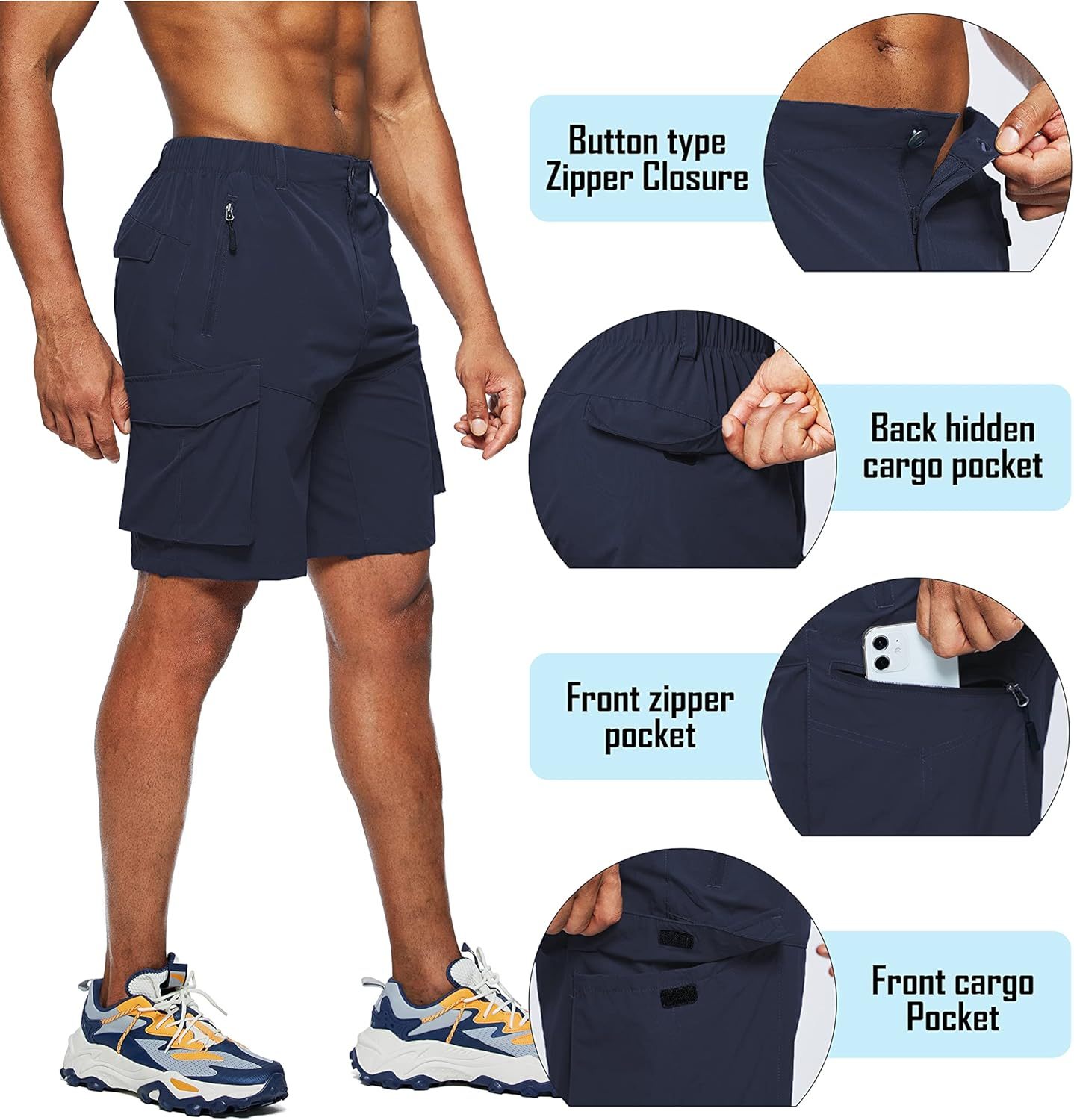 🔥FINAL SALE⚡Men's Quick Dry Outdoor Hiking Shorts