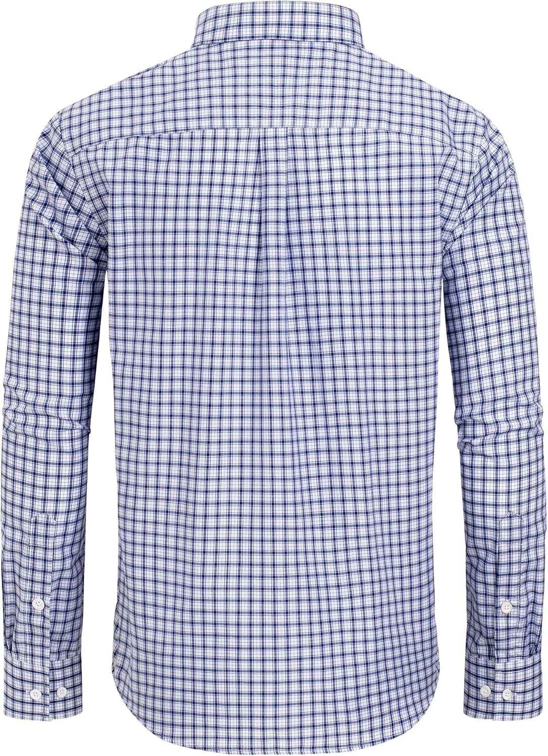 Clearance sale! Men's Plaid Button Down Shirts Cotton Long Sleeve Dress Shirts Regular Fit Gingham Shirts