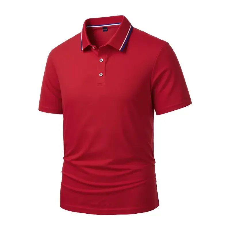 Men's Dry Fit Moisture Fabric Polo Collar Shirt