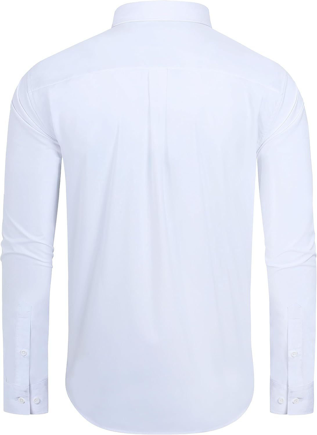 Clearance sale! Men's Plaid Button Down Shirts Cotton Long Sleeve Dress Shirts Regular Fit Gingham Shirts