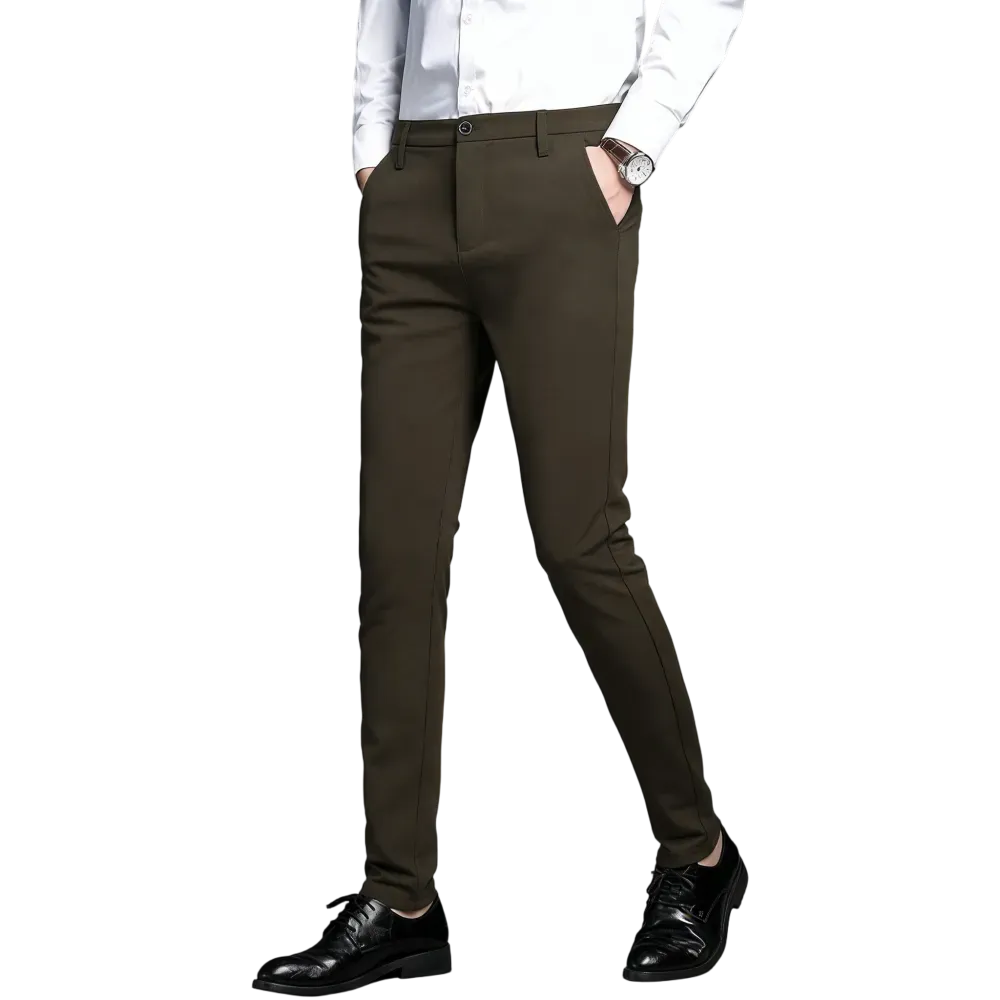 Men's Slim Fit Stretch Dress Pants