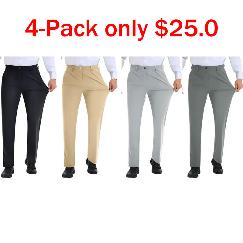 🔥Today's Specials🔥Men's stretch trousers with expandable waist
