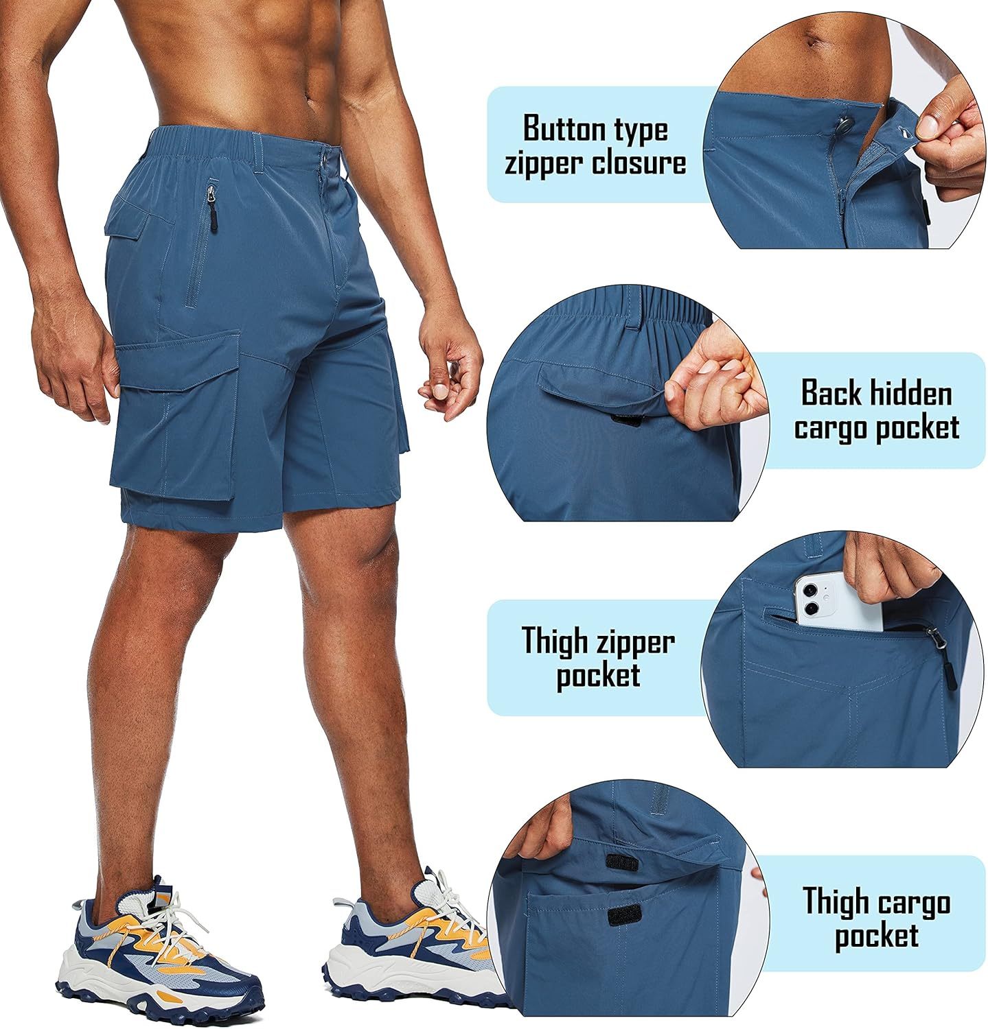 🔥FINAL SALE⚡Men's Quick Dry Outdoor Hiking Shorts