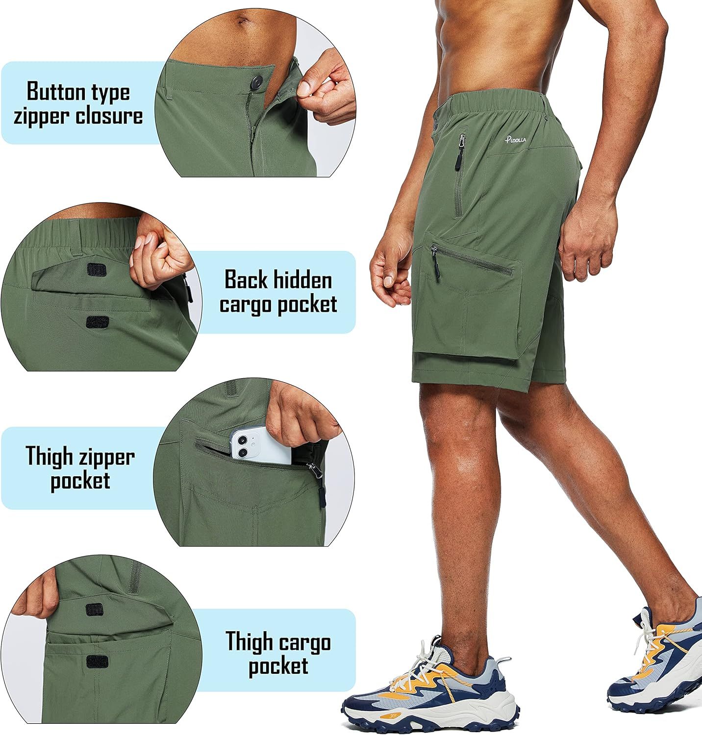 🔥FINAL SALE⚡Men's Quick Dry Outdoor Hiking Shorts