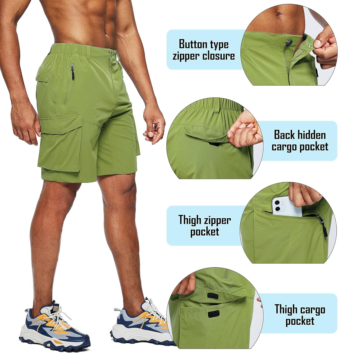 🔥FINAL SALE⚡Men's Quick Dry Outdoor Hiking Shorts