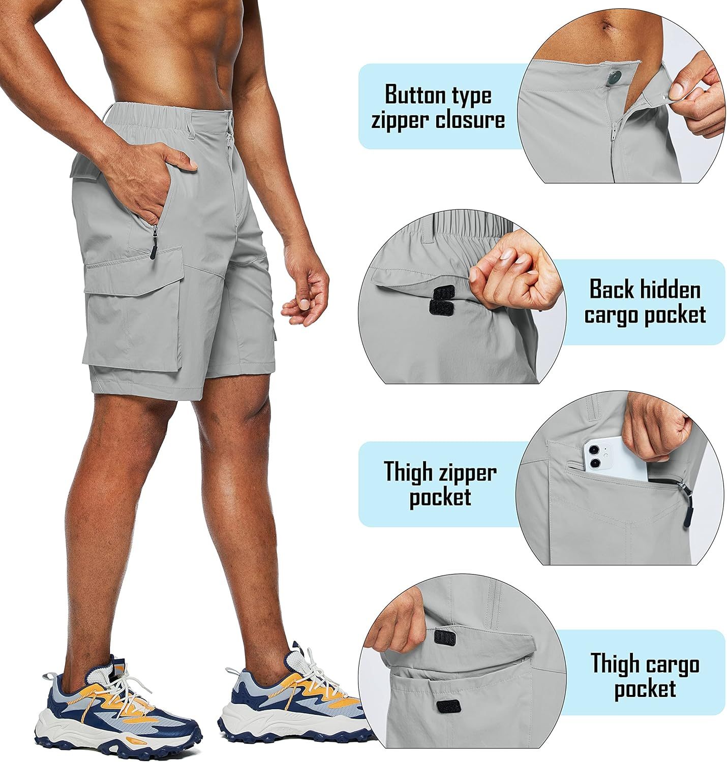 🔥FINAL SALE⚡Men's Quick Dry Outdoor Hiking Shorts