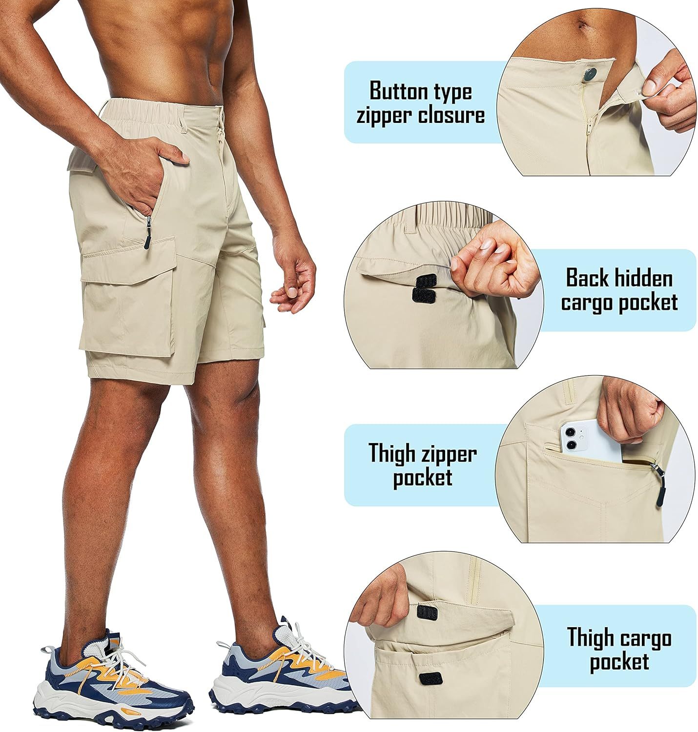 🔥FINAL SALE⚡Men's Quick Dry Outdoor Hiking Shorts