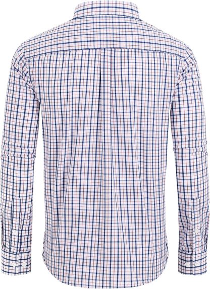 Clearance sale! Men's Plaid Button Down Shirts Cotton Long Sleeve Dress Shirts Regular Fit Gingham Shirts