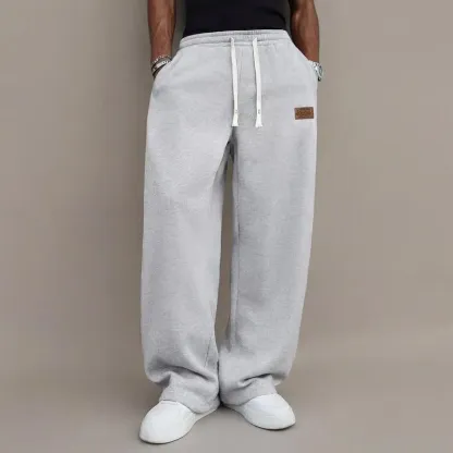 Men’s Loose Straight-Leg Casual Pants
