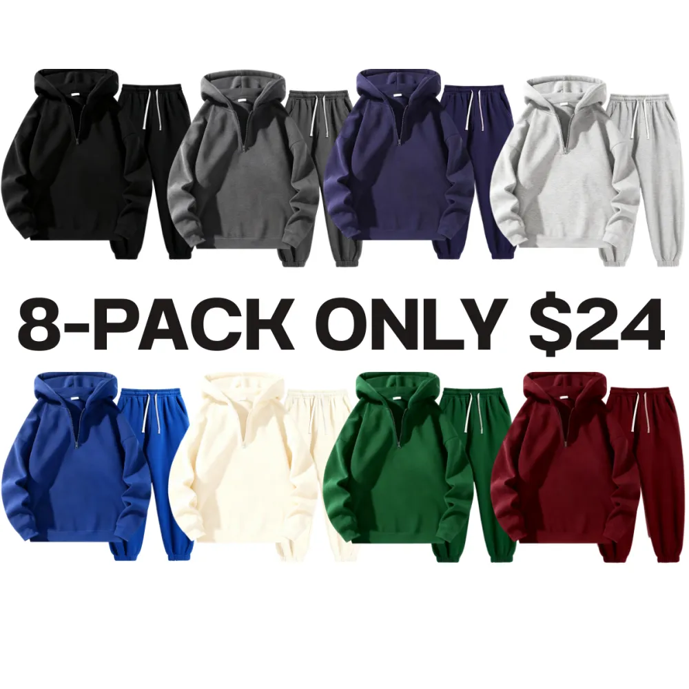 🔥Last Day 95% OFF🔥Men's Hoodie & Sweatpants Two-Piece Set