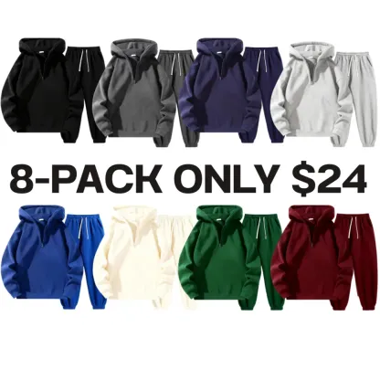 🔥Last Day 95% OFF🔥Men's Hoodie & Sweatpants Two-Piece Set