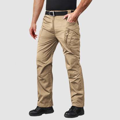 7-parks Men's Tactical Pants with 9 Pockets Rip-Stop Work Hiking Pants