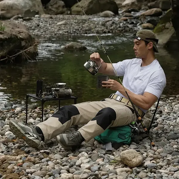 Men's Flex Stretch Tactical Pants, Water Resistant Ripstop Cargo Pants
