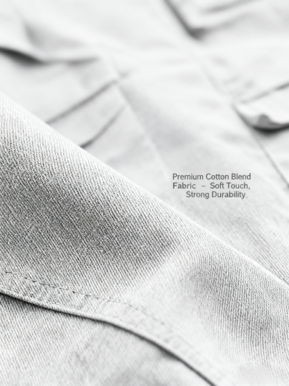 Factory Clearance! Men's Solid Color Two-Piece Set — Button-Up Shirt & Pants, Casual Long Sleeve Workwear Outfit for Spring & Fall