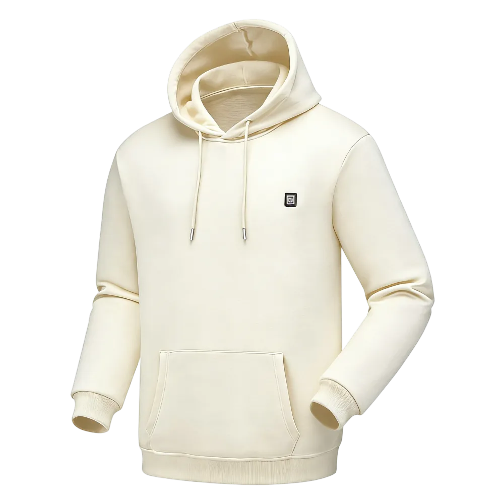 Heated Hoodie for Men – Fleece Lined, Electric Thermal Sweatshirt