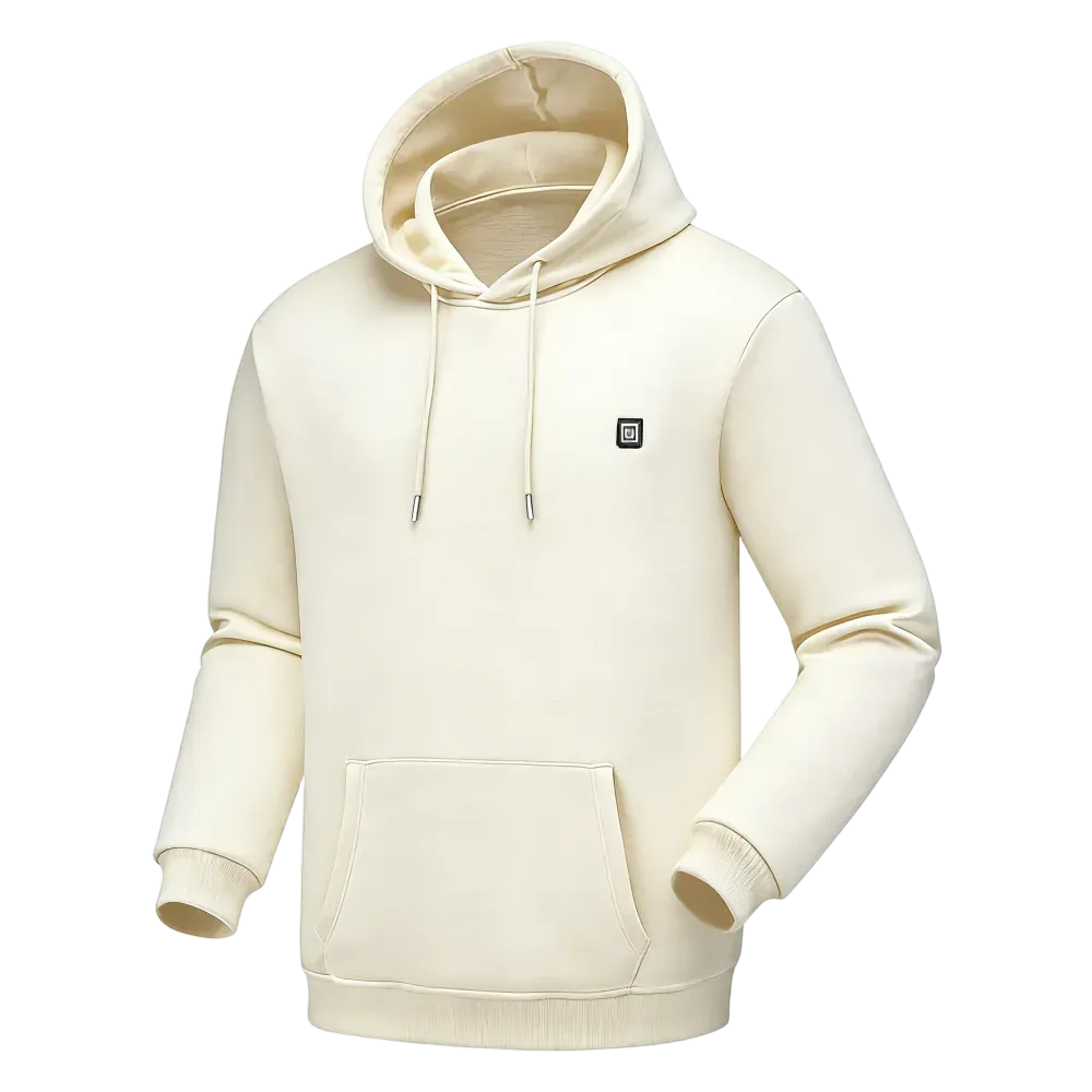 Heated Hoodie for Men – Fleece Lined, Electric Thermal Sweatshirt