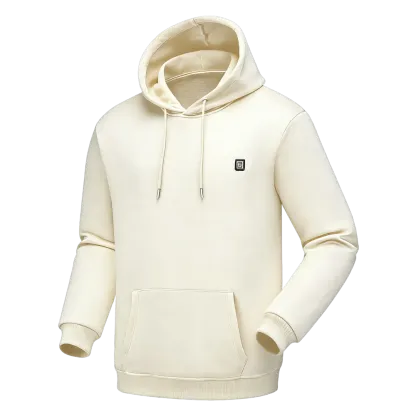 Heated Hoodie for Men – Fleece Lined, Electric Thermal Sweatshirt