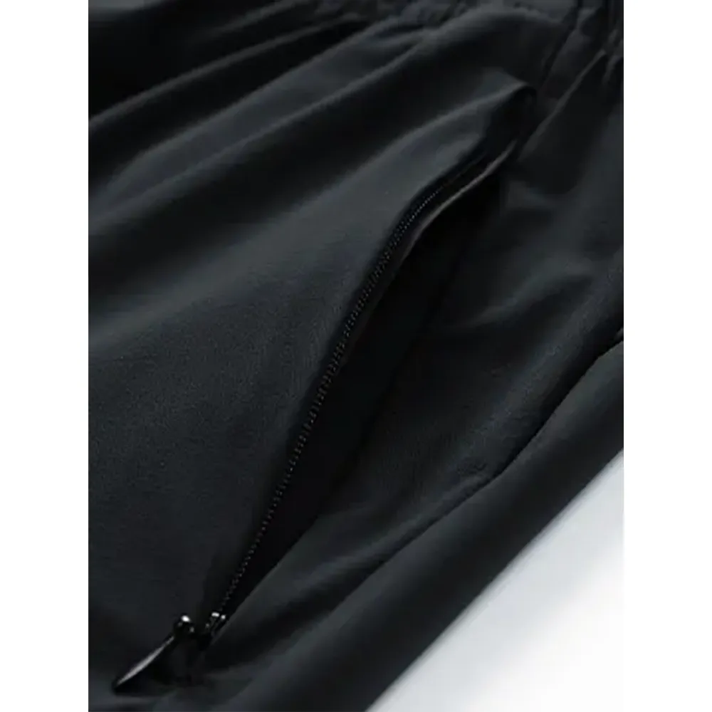 Gym Shorts Quick Dry Breathable Running Athletic Shorts with Zipper Pocket