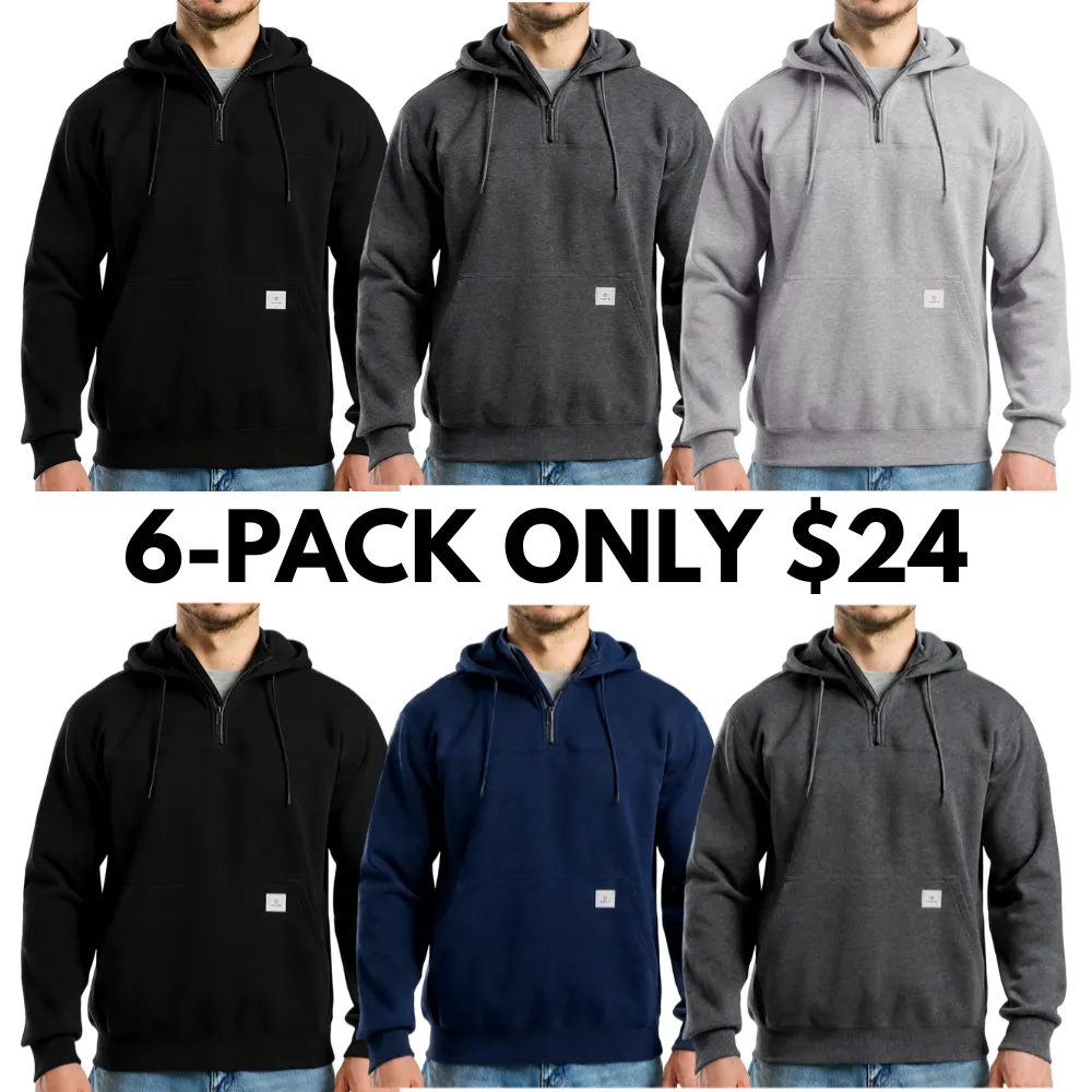 Men’s Water-Resistant Fleece Work Hoodie