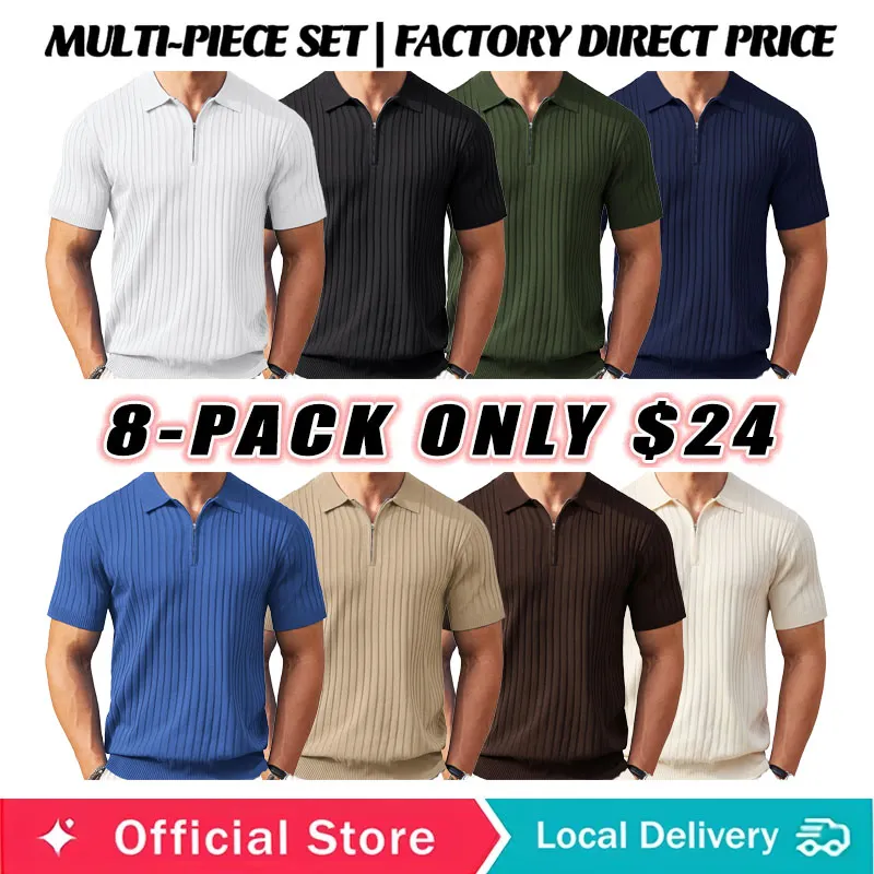🔥2026 Flash Sale🔥Men's Zipper Polo Shirts