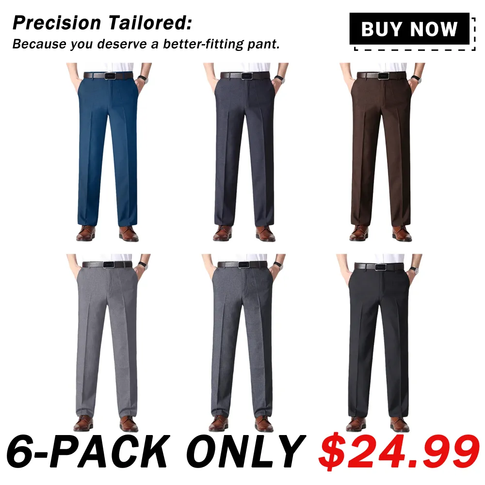 Father's Day Sale: Men’s Classic Ice Silk High Waist Comfort Pants