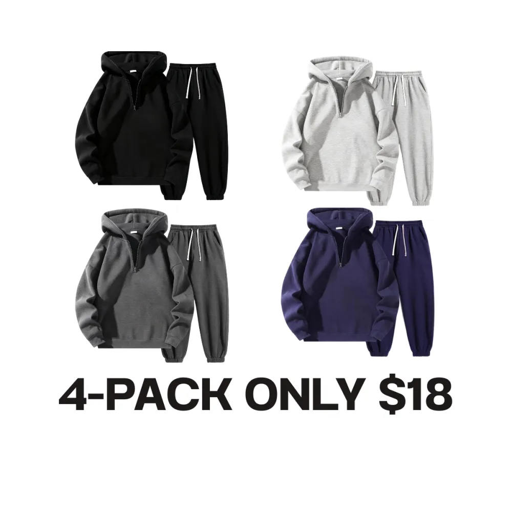 🔥Last Day 95% OFF🔥Men's Hoodie & Sweatpants Two-Piece Set