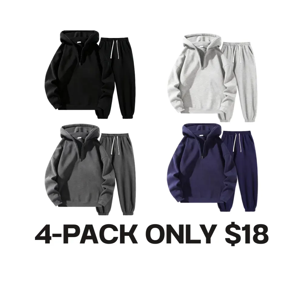 🔥Last Day 95% OFF🔥Men's Hoodie & Sweatpants Two-Piece Set