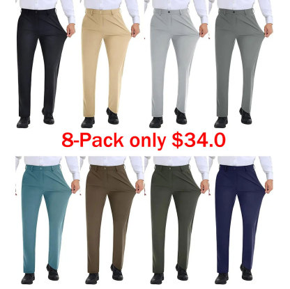 🔥Today's Specials🔥Men's stretch trousers with expandable waist