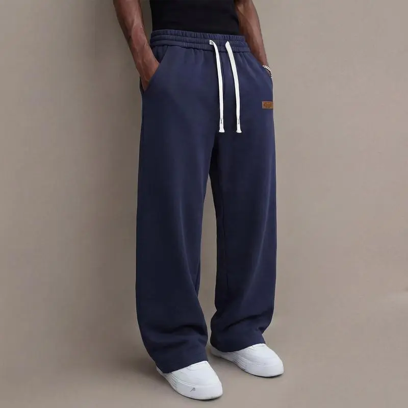Men’s Loose Straight-Leg Casual Pants
