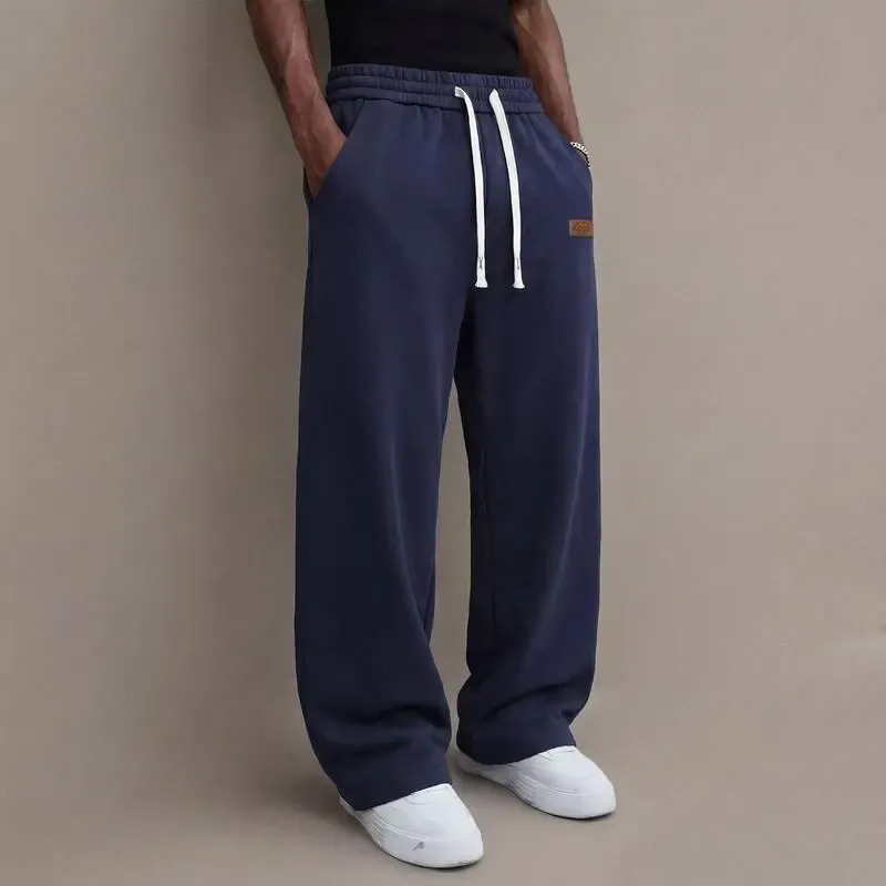 Men’s Loose Straight-Leg Casual Pants