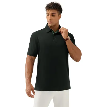 Men'S Polo Shirts – Soft Breathable Cotton, Comfortable Short Sleeve Casual Fit, Classic Collared Polo Shirts For Work, Golf, Travel & Everyday Wear