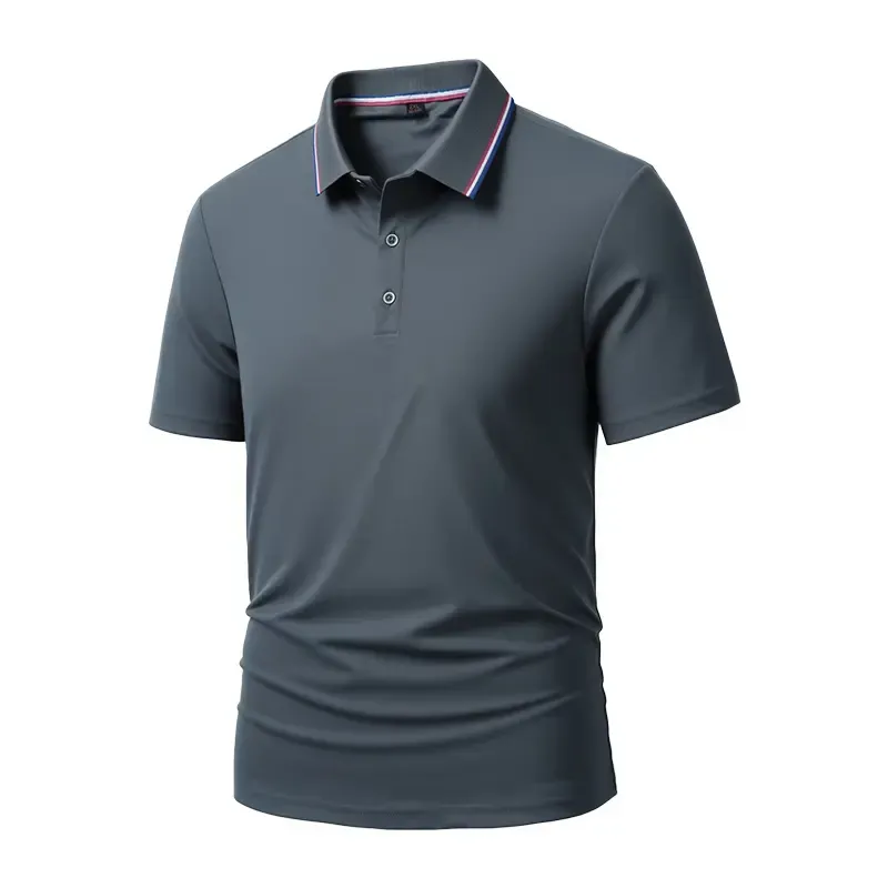 Men's Dry Fit Moisture Fabric Polo Collar Shirt