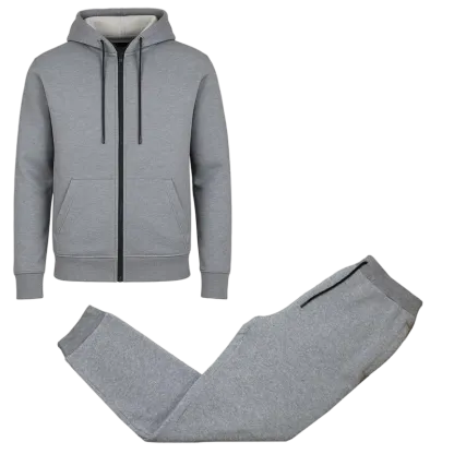 Men��s Multi Pack Fleece Zip Hoodie & Jogger Sets