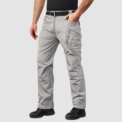 7-parks Men's Tactical Pants with 9 Pockets Rip-Stop Work Hiking Pants