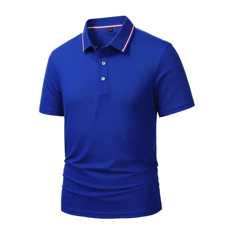 Men's Dry Fit Moisture Fabric Polo Collar Shirt