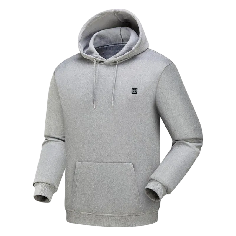 Heated Hoodie for Men – Fleece Lined, Electric Thermal Sweatshirt