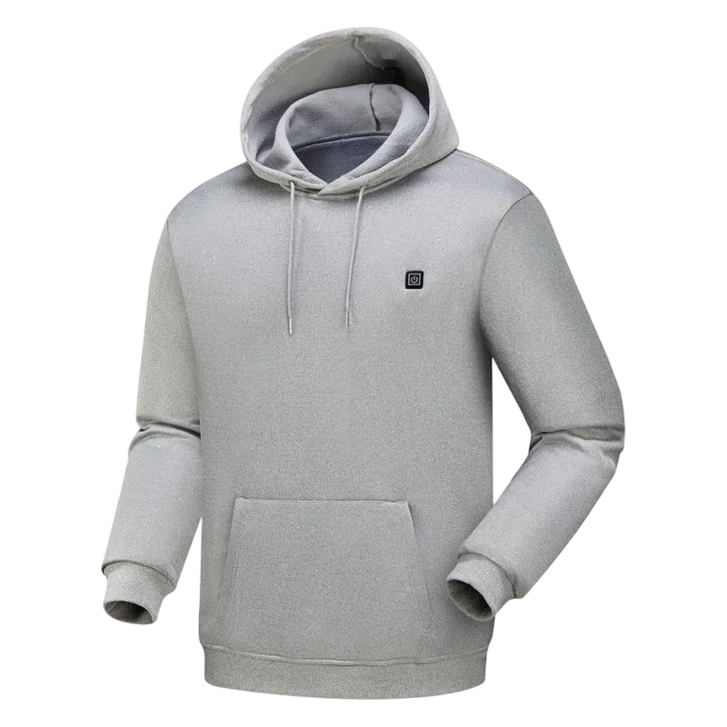 Heated Hoodie for Men – Fleece Lined, Electric Thermal Sweatshirt