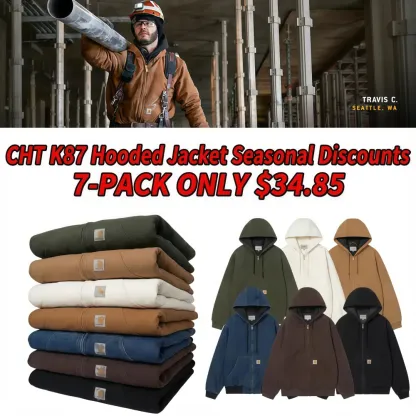 🔥Last Day Promotion!🔥CHT J130 Men's Loose Fit Washed Duck Insulated Active Jacket