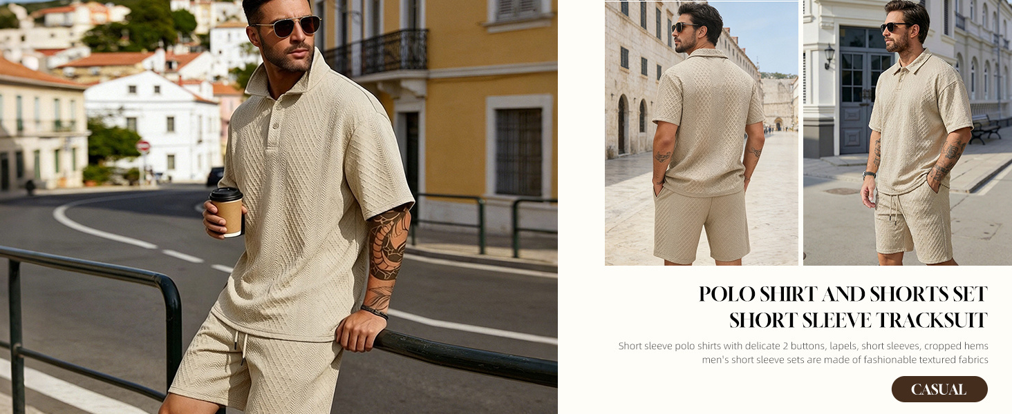Men&amp;#39;s 2 Pieces Outfits Casual