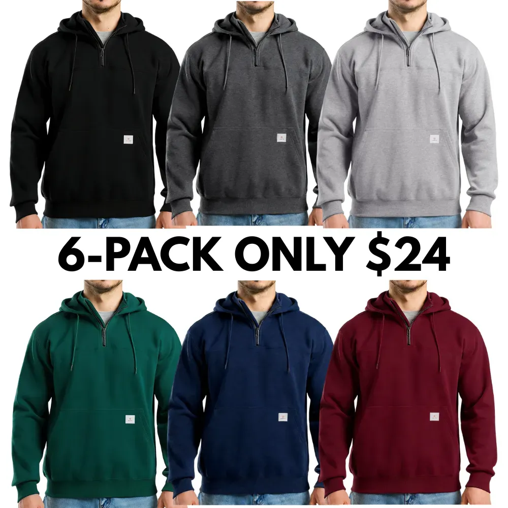 Men’s Water-Resistant Fleece Work Hoodie