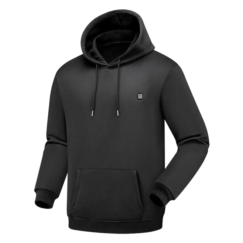Heated Hoodie for Men – Fleece Lined, Electric Thermal Sweatshirt