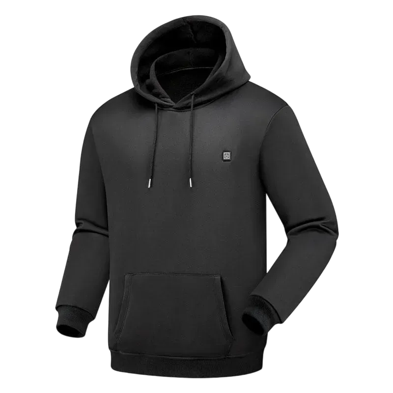 Heated Hoodie for Men – Fleece Lined, Electric Thermal Sweatshirt