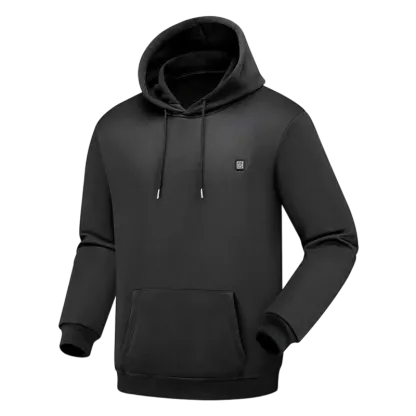 Heated Hoodie for Men – Fleece Lined, Electric Thermal Sweatshirt