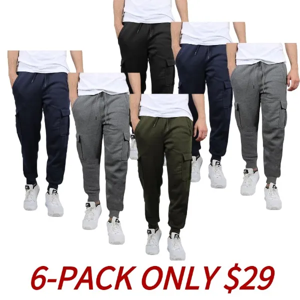 Men's fleece-lined workwear jogging pants