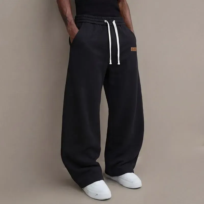 Men’s Loose Straight-Leg Casual Pants