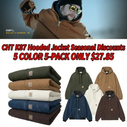🔥Last Day Promotion!🔥CHT J130 Men's Loose Fit Washed Duck Insulated Active Jacket