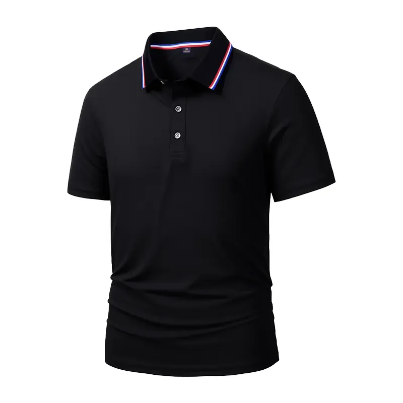 Men's Dry Fit Moisture Fabric Polo Collar Shirt