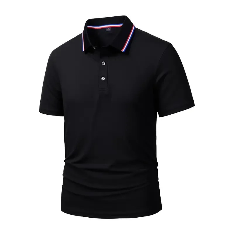 Men's Dry Fit Moisture Fabric Polo Collar Shirt