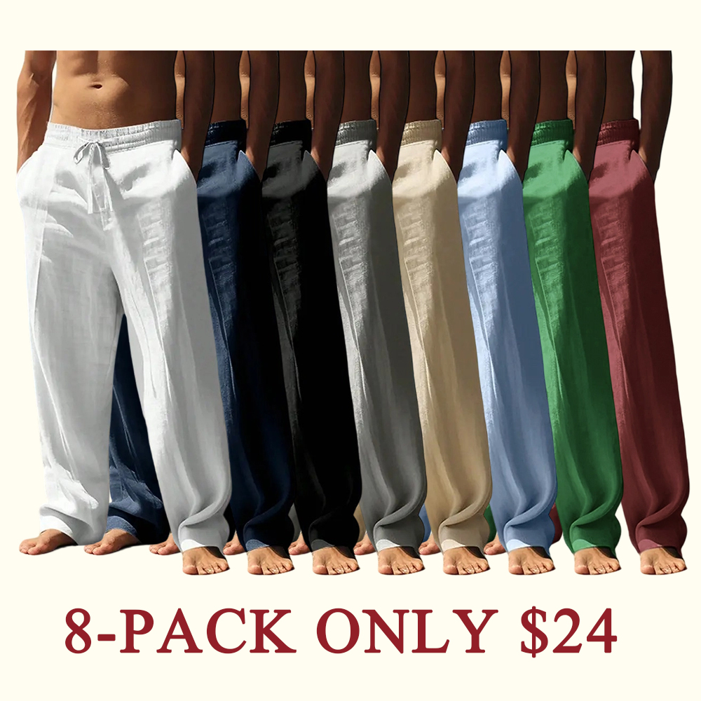 Men's Straight-Leg Casual Pants🍃